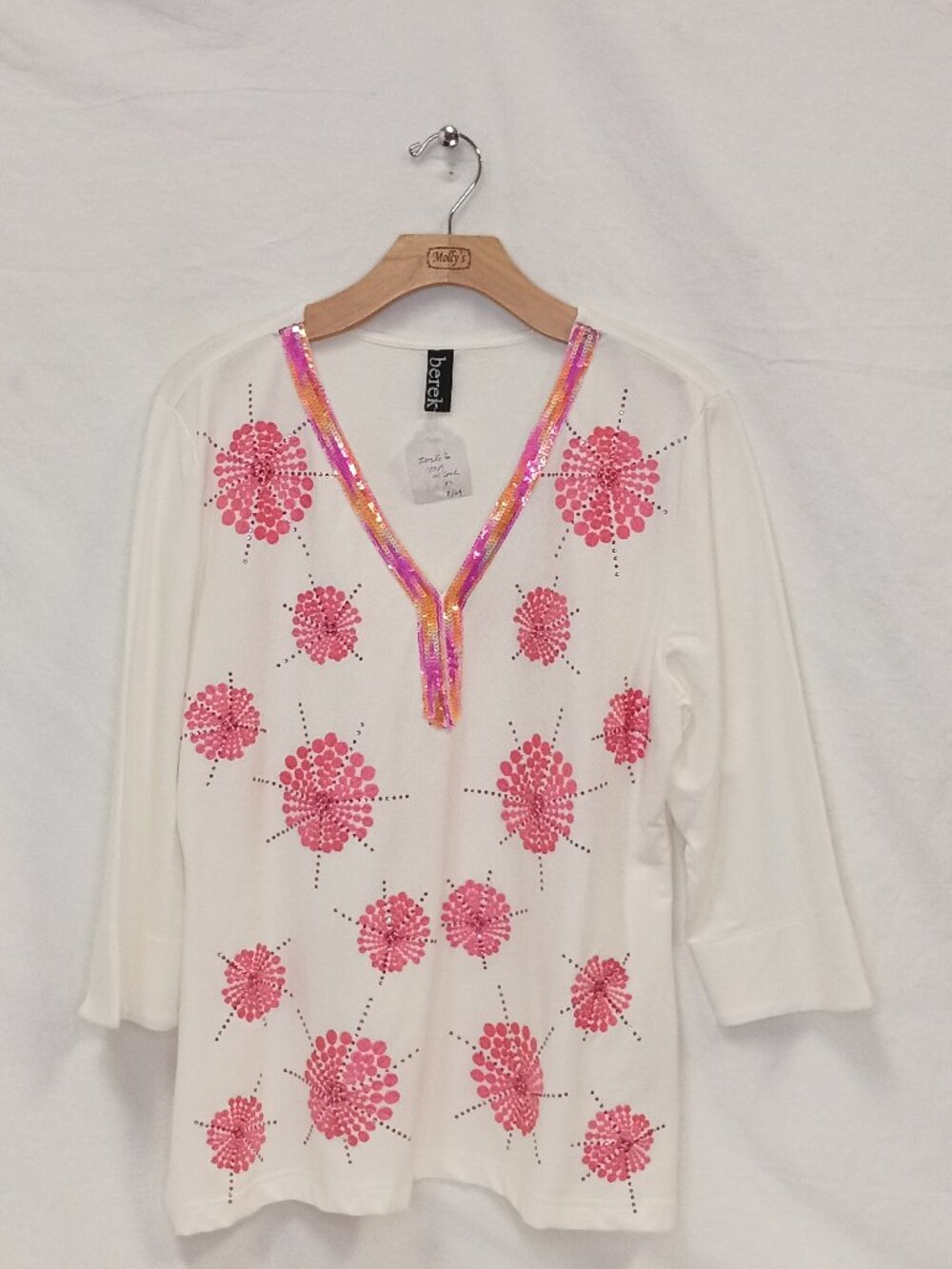 New With Tags Berek Cotton 97% Blend Top